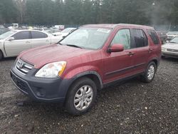 Honda cr-v ex salvage cars for sale: 2006 Honda CR-V EX