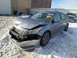 Salvage cars for sale at Kansas City, KS auction: 2016 Hyundai Sonata Sport