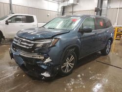 Salvage cars for sale at Casper, WY auction: 2017 Honda Pilot EXL