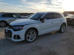 Salvage cars for sale at San Antonio, TX auction: 2023 Audi Q5 E Premium 55