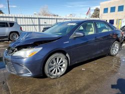 2017 Toyota Camry Hybrid en venta en Littleton, CO