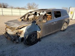 Salvage cars for sale at Wichita, KS auction: 2011 Honda Odyssey EXL