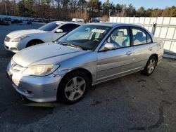 Honda salvage cars for sale: 2005 Honda Civic EX