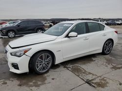 2015 Infiniti Q50 Hybrid Premium en venta en Grand Prairie, TX