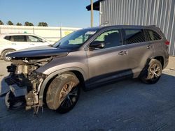 Salvage cars for sale from Copart Loganville, GA: 2017 Toyota Highlander LE