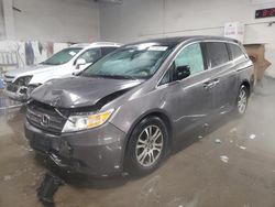 Salvage cars for sale at Elgin, IL auction: 2012 Honda Odyssey EX