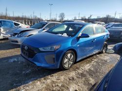 Salvage cars for sale at Bridgeton, MO auction: 2017 Hyundai Ioniq Blue