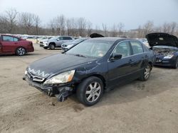 Salvage cars for sale at Marlboro, NY auction: 2005 Honda Accord EX