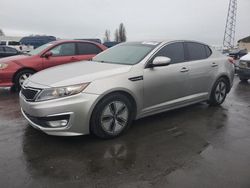 Salvage cars for sale at Hayward, CA auction: 2012 KIA Optima Hybrid