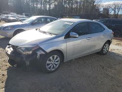 Salvage cars for sale at North Billerica, MA auction: 2014 Toyota Corolla L