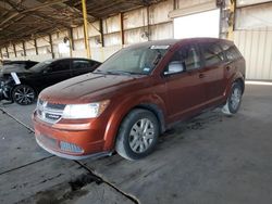 Salvage cars for sale from Copart Phoenix, AZ: 2014 Dodge Journey SE