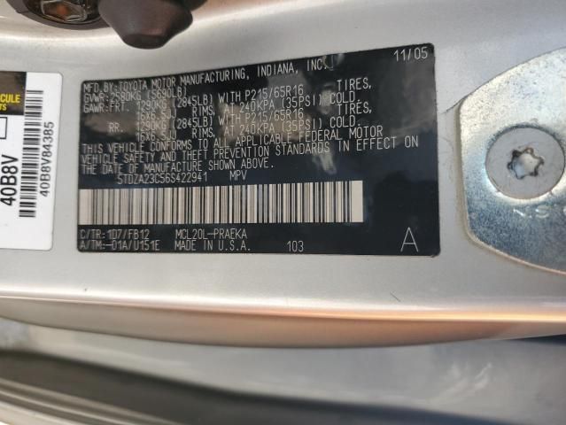 2006 Toyota Sienna CE