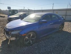 Salvage cars for sale at Hueytown, AL auction: 2016 Honda Civic Touring