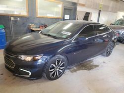 Salvage cars for sale at Indianapolis, IN auction: 2017 Chevrolet Malibu LT