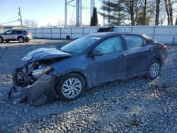 Salvage cars for sale at Windsor, NJ auction: 2019 Toyota Corolla L