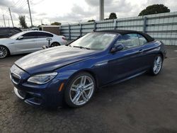 Salvage cars for sale at Miami, FL auction: 2017 BMW 640 I