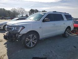 Salvage SUVs for sale at auction: 2021 Ford Expedition Max King Ranch