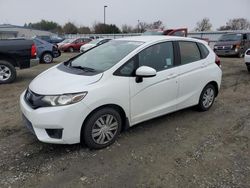 Salvage cars for sale at Sacramento, CA auction: 2016 Honda FIT LX