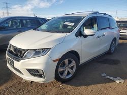 Salvage cars for sale at Elgin, IL auction: 2018 Honda Odyssey EXL