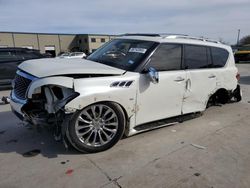 Salvage cars for sale at Wilmer, TX auction: 2016 Infiniti QX80