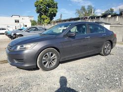 Honda salvage cars for sale: 2013 Honda Accord LX