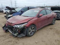 Nissan salvage cars for sale: 2021 Nissan Sentra SV