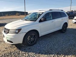 Salvage cars for sale at Tifton, GA auction: 2017 Dodge Journey SE