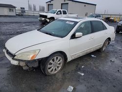 Honda Accord ex salvage cars for sale: 2007 Honda Accord EX