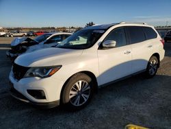 Nissan salvage cars for sale: 2017 Nissan Pathfinder S