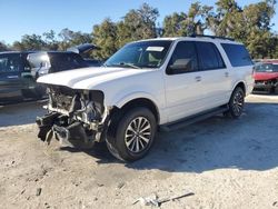 Ford salvage cars for sale: 2016 Ford Expedition EL XLT