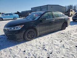 Salvage cars for sale at Wayland, MI auction: 2017 Honda Accord LX