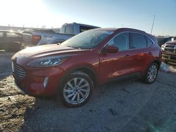 Salvage cars for sale at Cahokia Heights, IL auction: 2022 Ford Escape Titanium