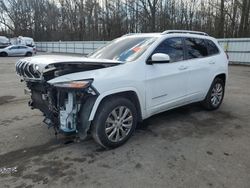 Jeep salvage cars for sale: 2018 Jeep Cherokee Overland