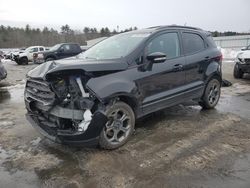 Salvage cars for sale at Windham, ME auction: 2018 Ford Ecosport SES