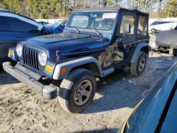 Jeep salvage cars for sale: 1997 Jeep Wrangler / TJ SE