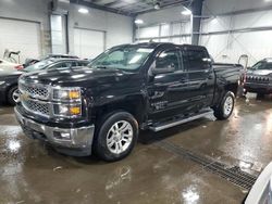 Salvage cars for sale at Ham Lake, MN auction: 2015 Chevrolet Silverado K1500 LT