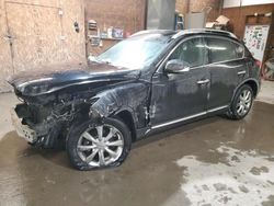 Salvage cars for sale at Ebensburg, PA auction: 2016 Infiniti QX50