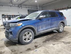 Salvage cars for sale at Candia, NH auction: 2021 Ford Explorer XLT