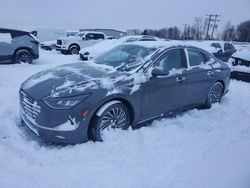 Salvage cars for sale at Wayland, MI auction: 2023 Hyundai Sonata Hybrid