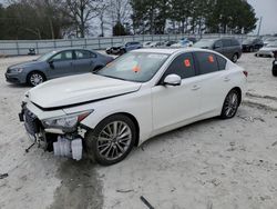 Salvage cars for sale at Loganville, GA auction: 2021 Infiniti Q50 Luxe