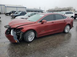 Salvage cars for sale at Tulsa, OK auction: 2014 Ford Fusion SE Hybrid