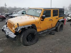 Jeep Wrangler Unlimited Sport salvage cars for sale: 2012 Jeep Wrangler Unlimited Sport