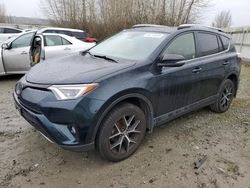 Salvage cars for sale from Copart Arlington, WA: 2018 Toyota Rav4 SE