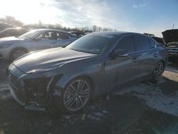 Salvage cars for sale at Duryea, PA auction: 2014 Infiniti Q50 Base