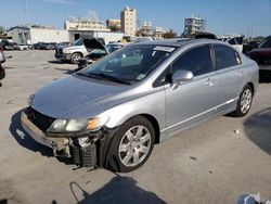 Salvage cars for sale at New Orleans, LA auction: 2010 Honda Civic LX