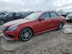 Mercedes-Benz salvage cars for sale: 2015 Mercedes-Benz E 350 4matic