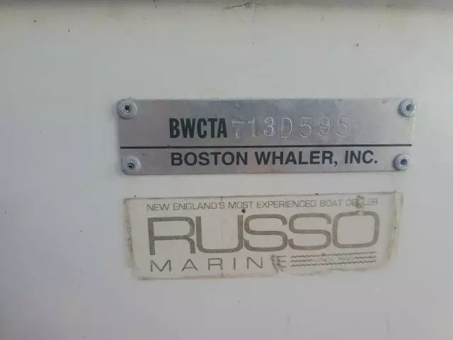 1995 Boston Whaler Boat W TRL