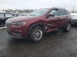 Jeep salvage cars for sale: 2019 Jeep Cherokee Latitude Plus