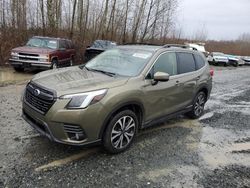 Salvage cars for sale from Copart Arlington, WA: 2022 Subaru Forester Limited