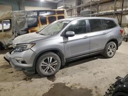 Salvage cars for sale at Eldridge, IA auction: 2016 Honda Pilot EXL